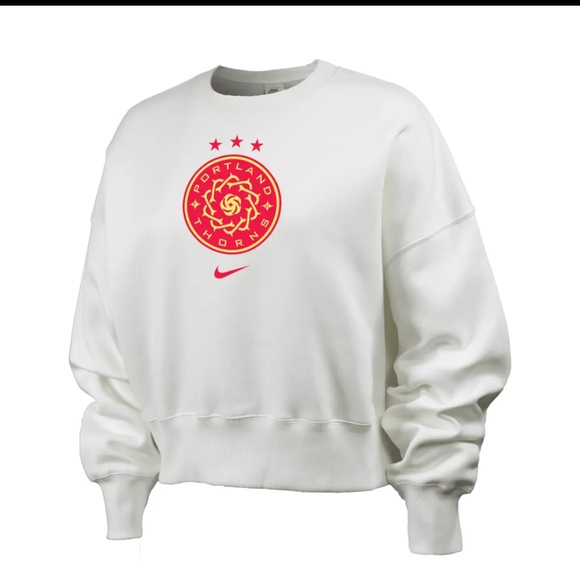 Nike Tops - Nike Portland Thorns FC Women's Oversized Crop Sweatshirt Pullover
